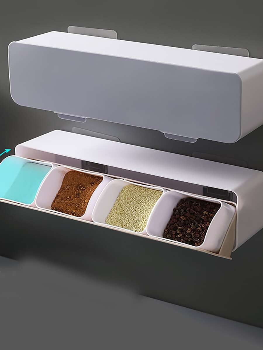 1set Wall Mounted Random Seasoning Box - Multicolor - View 1