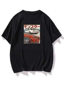 Tops Nam Đồ họa Giải trí - màu đen - Xem 1