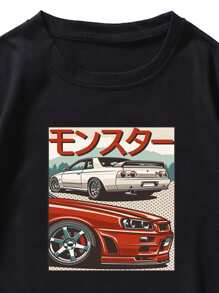 Tops Nam Đồ họa Giải trí - màu đen - Xem 5