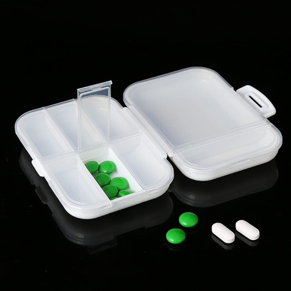 

2pcs Random Color Pill Storage Box, Multicolor