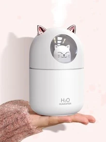 1入組USB貓咪加濕器燈 - 白色 - 查看 3