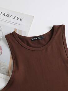 SHEIN Unity 3pack Solid Tank Top - Multicolor - View 4