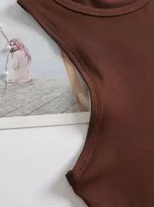 SHEIN Unity 3pack Solid Tank Top - Multicolor - View 5