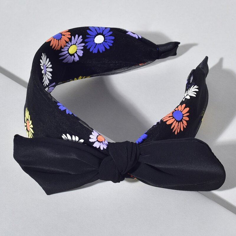 

Flower Graphic Headband, Multicolor