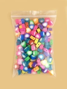 1入組心形設計DIY首飾飾品 - 彩色 - 查看 3