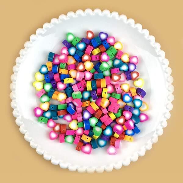 

1pack Heart Design DIY Jewelry Accessories, Multicolor