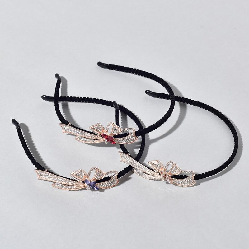 

3pcs Rhinestone Headband, Multicolor