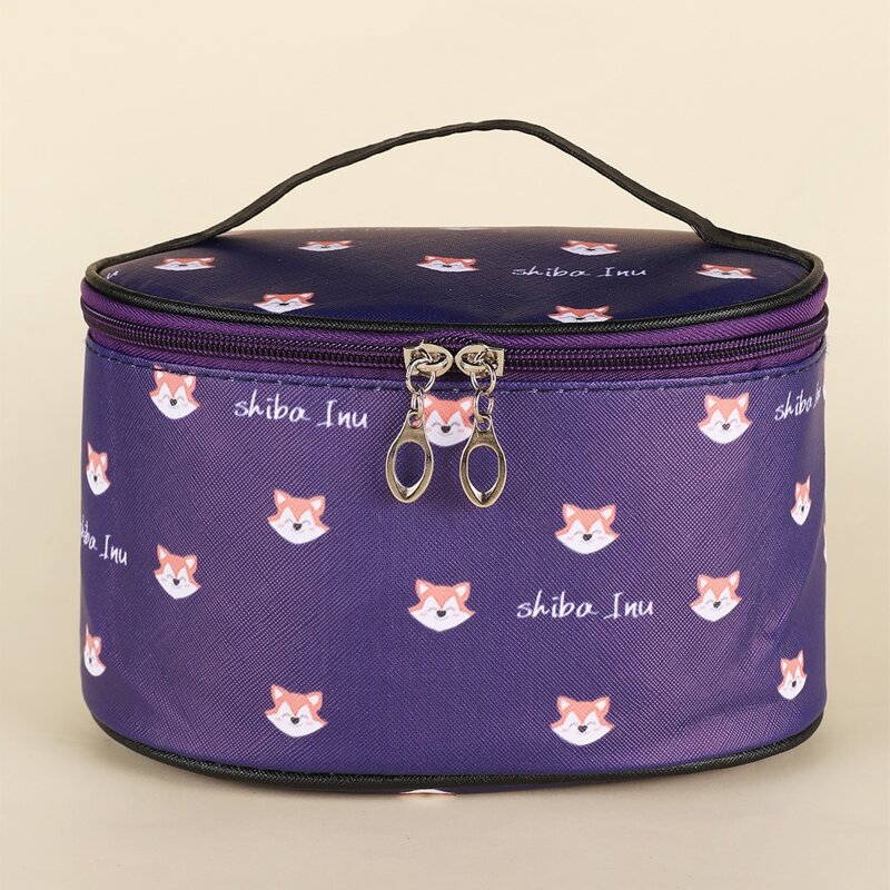 

Cartoon Fox Makeup Bag, Purple