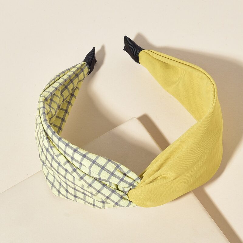 

Plaid Hair Hoop, Multicolor