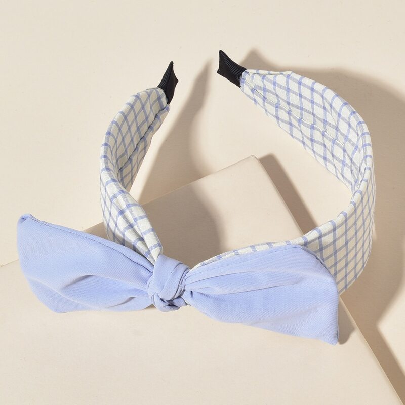 

Plaid & Bow Headband, Multicolor