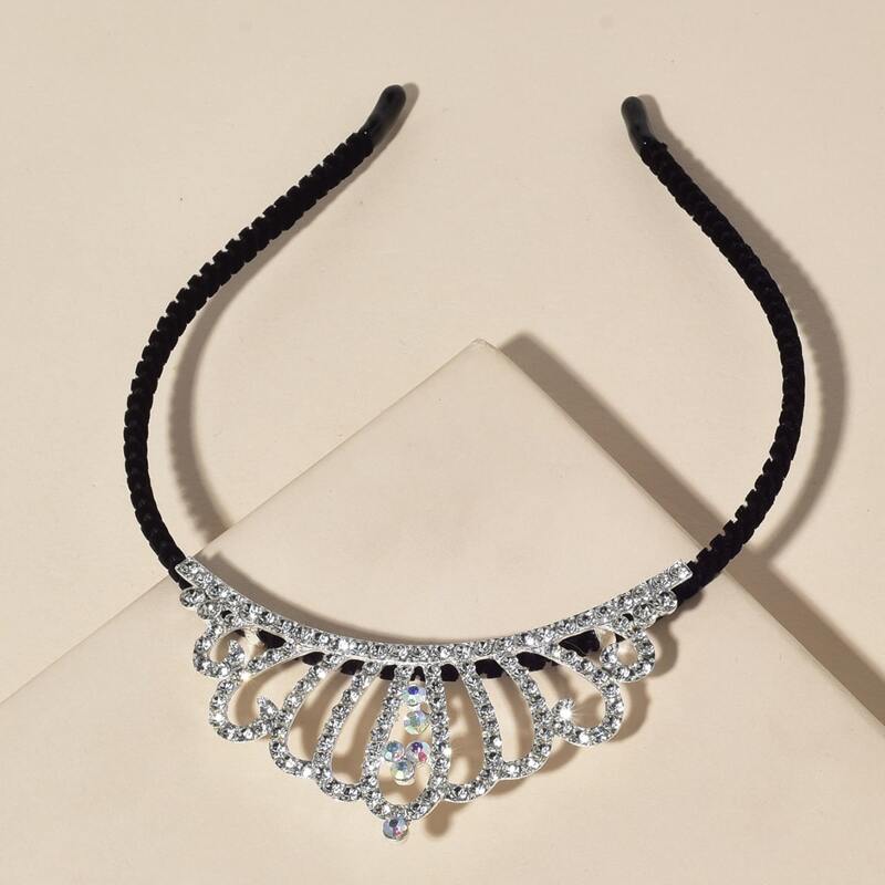 

Rhinestone Crown Headband, Multicolor