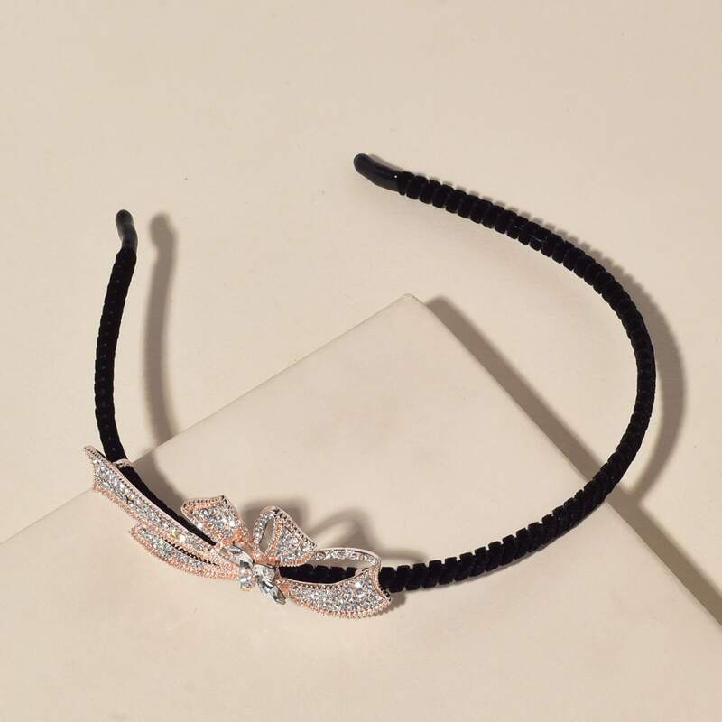 

Rhinestone Bow Headband, Multicolor