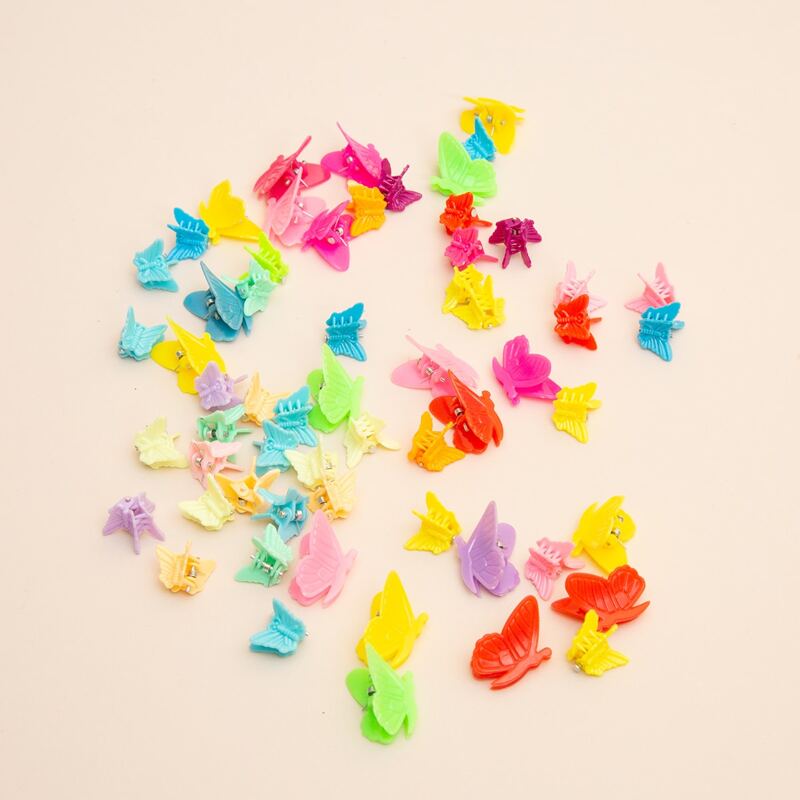 

60pcs Random Butterfly Hair Claw, Multicolor