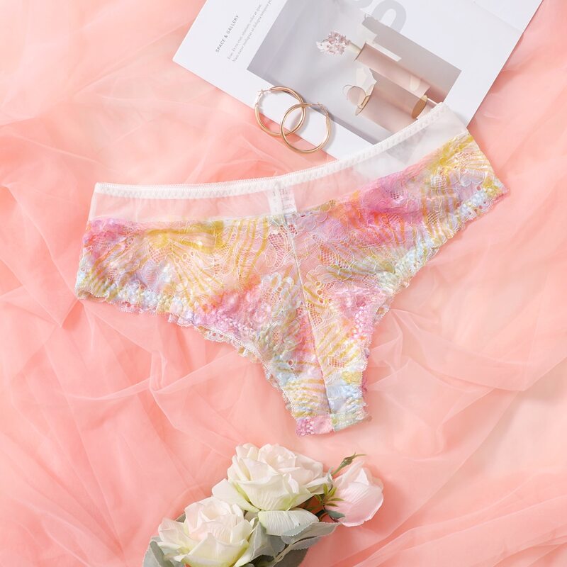 

Plus Floral Lace Panty, Multicolor