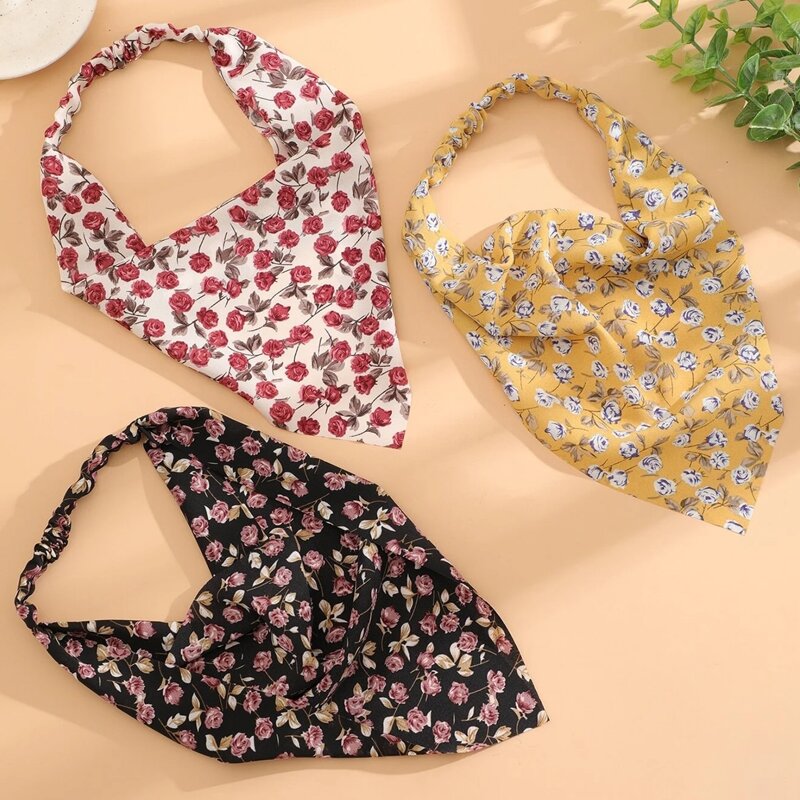 

3pcs Ditsy Floral Kerchief, Multicolor