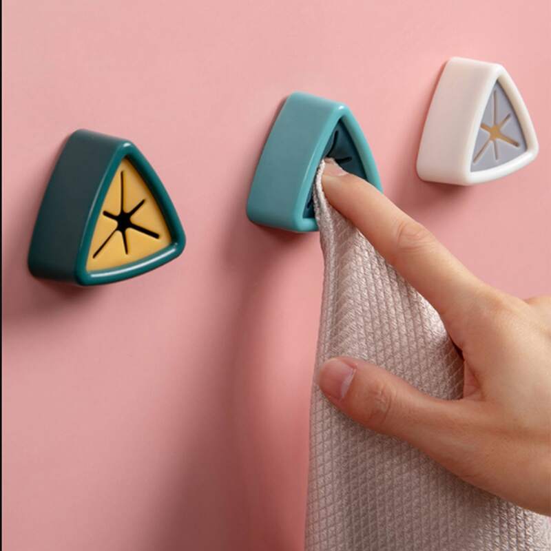 

1pc Random Wall Mounted Towel Holder, Multicolor