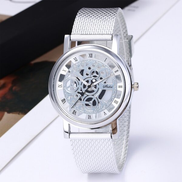 

Men Clear Dial Quartz Watch