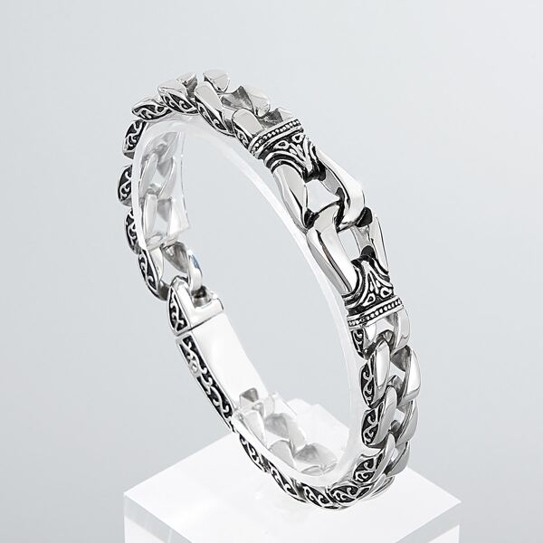 

Men Chain Bracelet, Silver