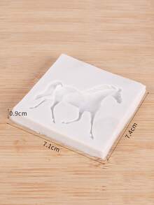 1 pieza molde con diseño de unicornio - Blanco - Ver 2