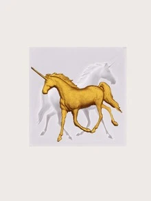 1 pieza molde con diseño de unicornio - Blanco - Ver 3