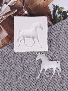 1 pieza molde con diseño de unicornio - Blanco - Ver 4