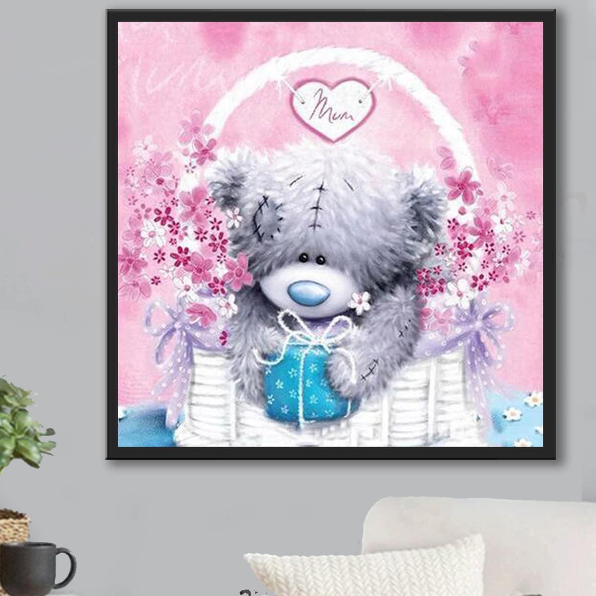 

Cartoon Bear DIY Diamond Painting, Multicolor