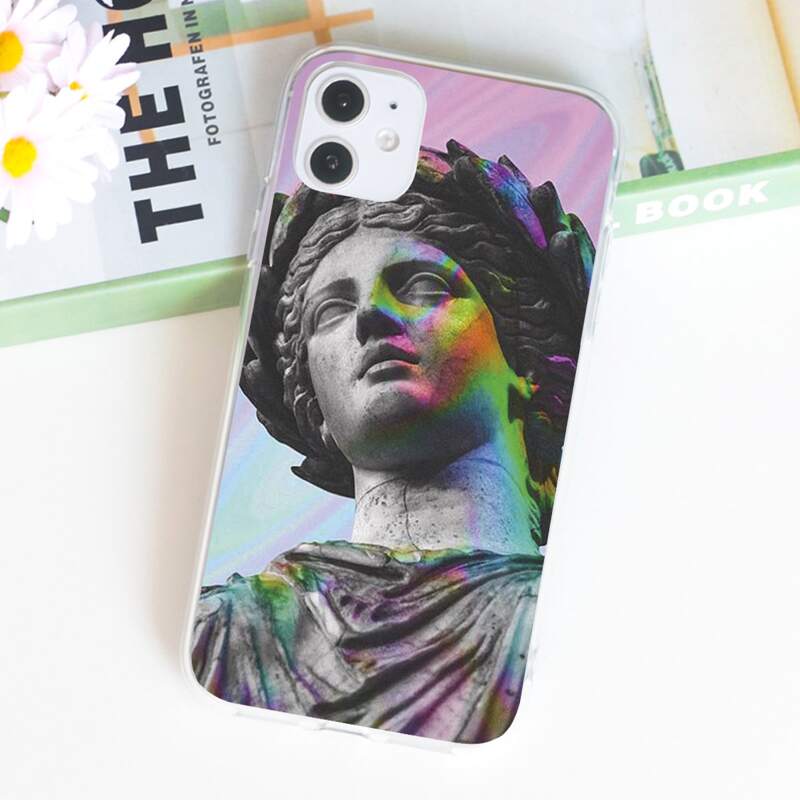 

Statue Print Phone Case, Multicolor