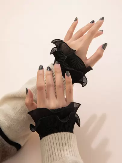 Solid Wrist Sleeves Witch