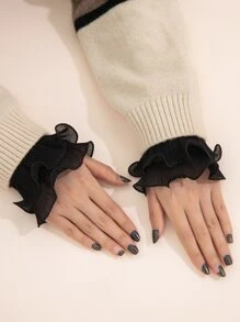 Solid Wrist Sleeves Witch - Black - View 2