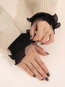 Solid Wrist Sleeves Witch - Black - View 3