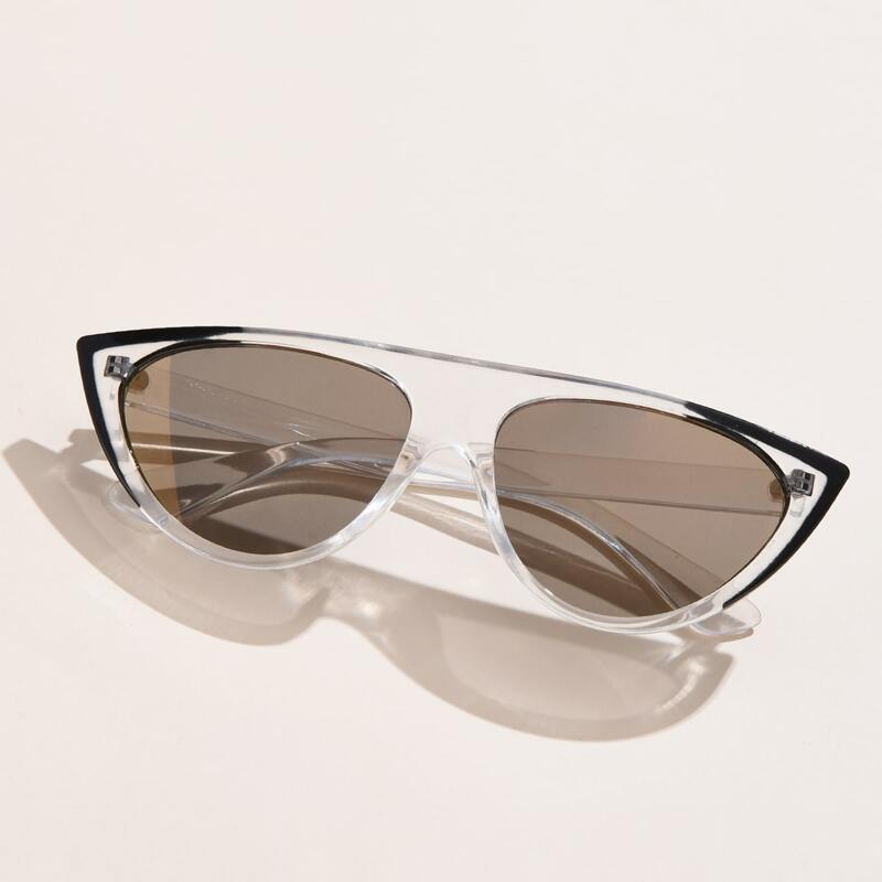 

Cat Eye Clear Frame Sunglasses