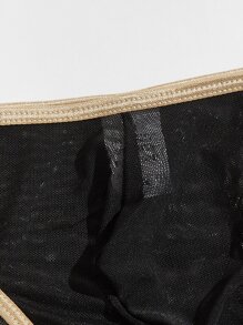 Ropa interior para hombre Transparente Sexy - Negro - Ver 3