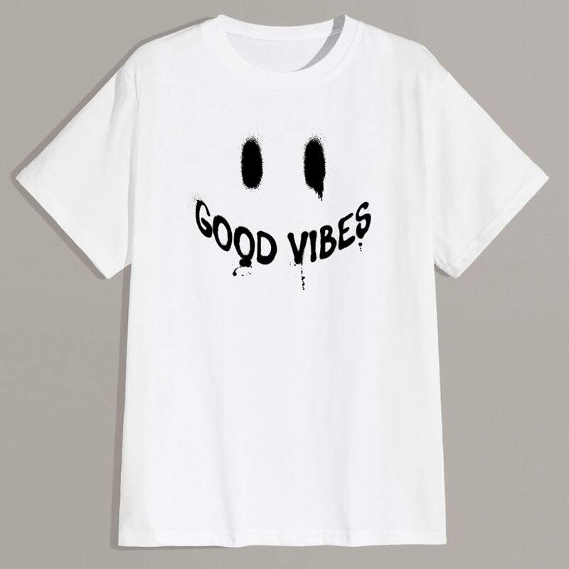 

Guys Letter Graphic Tee, White