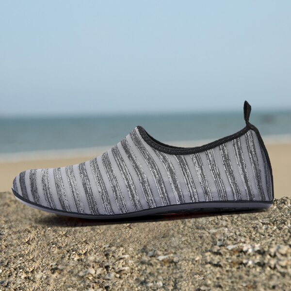 

Striped Water Shoes, Grey