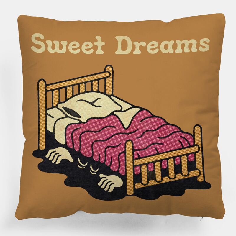 

ROMWE X B.boyd.design Cartoon Cushion Cover Without Filler, Multicolor