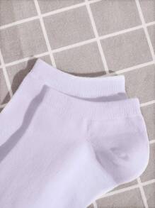 6pairs Solid Ankle Socks