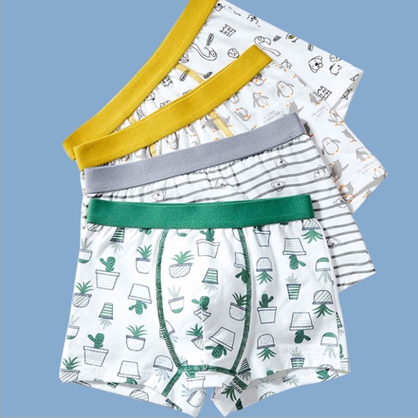 

Toddler Boys 4 Pack Cartoon Graphic Boxer Brief, Multicolor