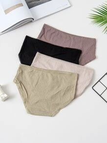 Bragas de niñas Liso - Multicolor - Ver 2