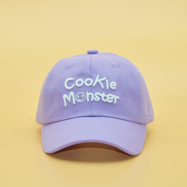 

Toddler Kids Letter Embroidered Baseball Cap, Purple