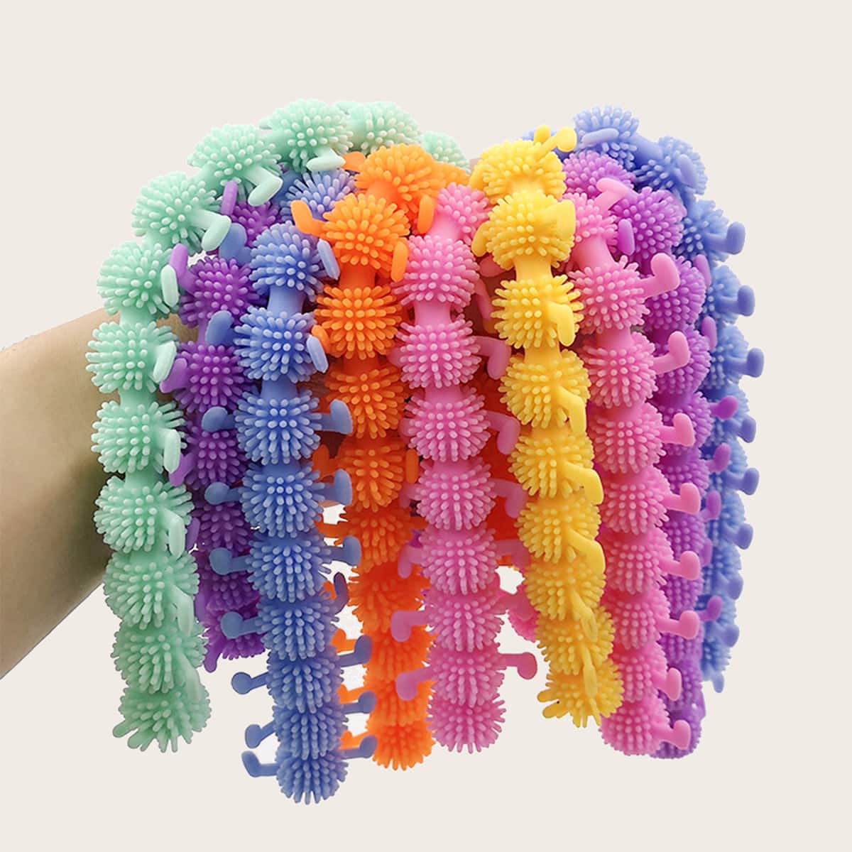 

1pc Random Caterpillar Stretch Toy, Multicolor