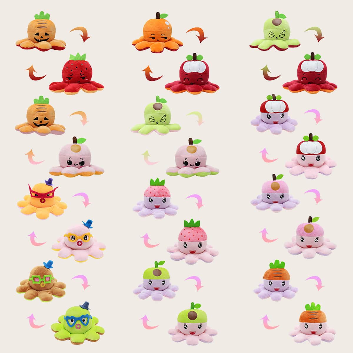 

1pc Random Cartoon Reversible Toy, Multicolor