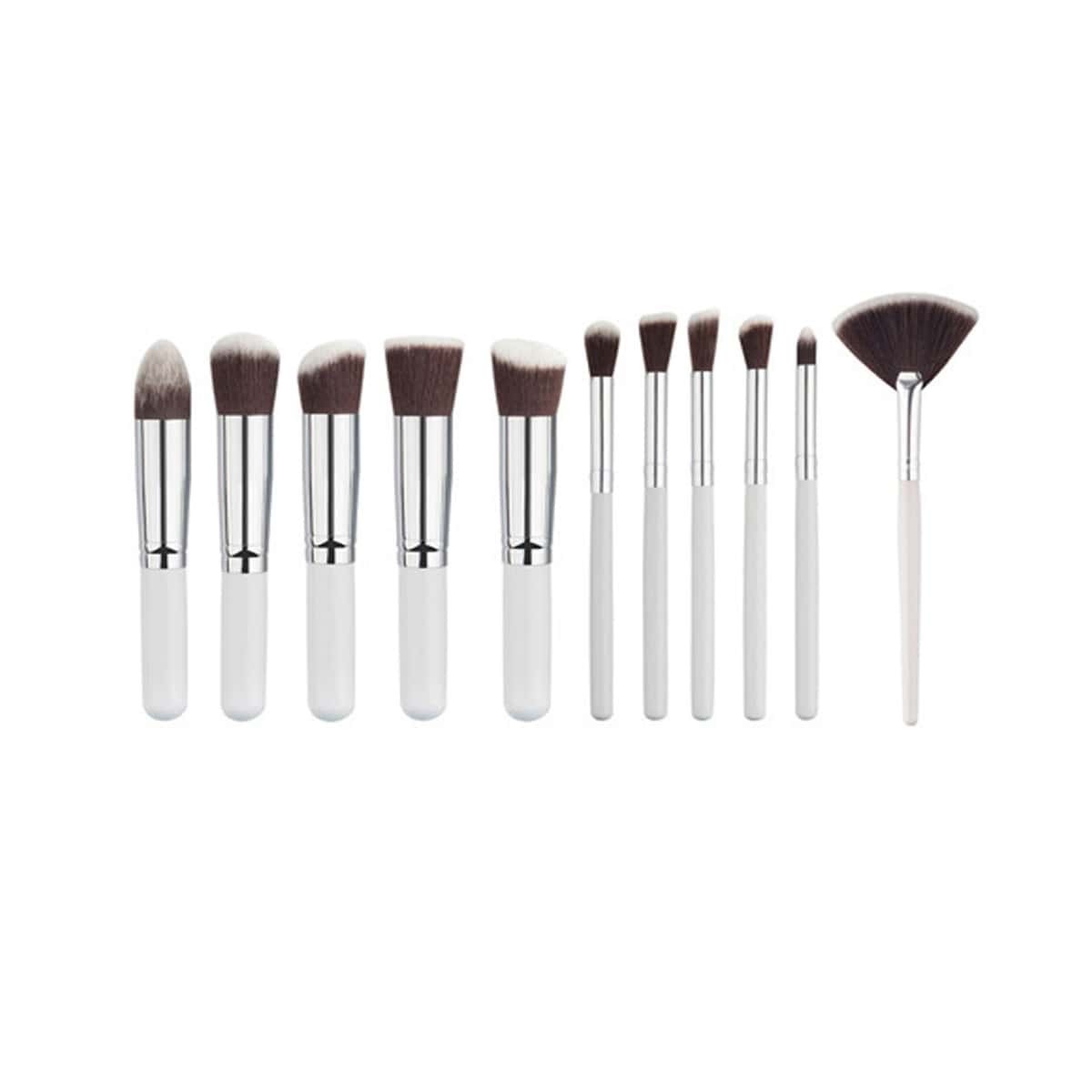 

11pcs Makeup Brush Set, White