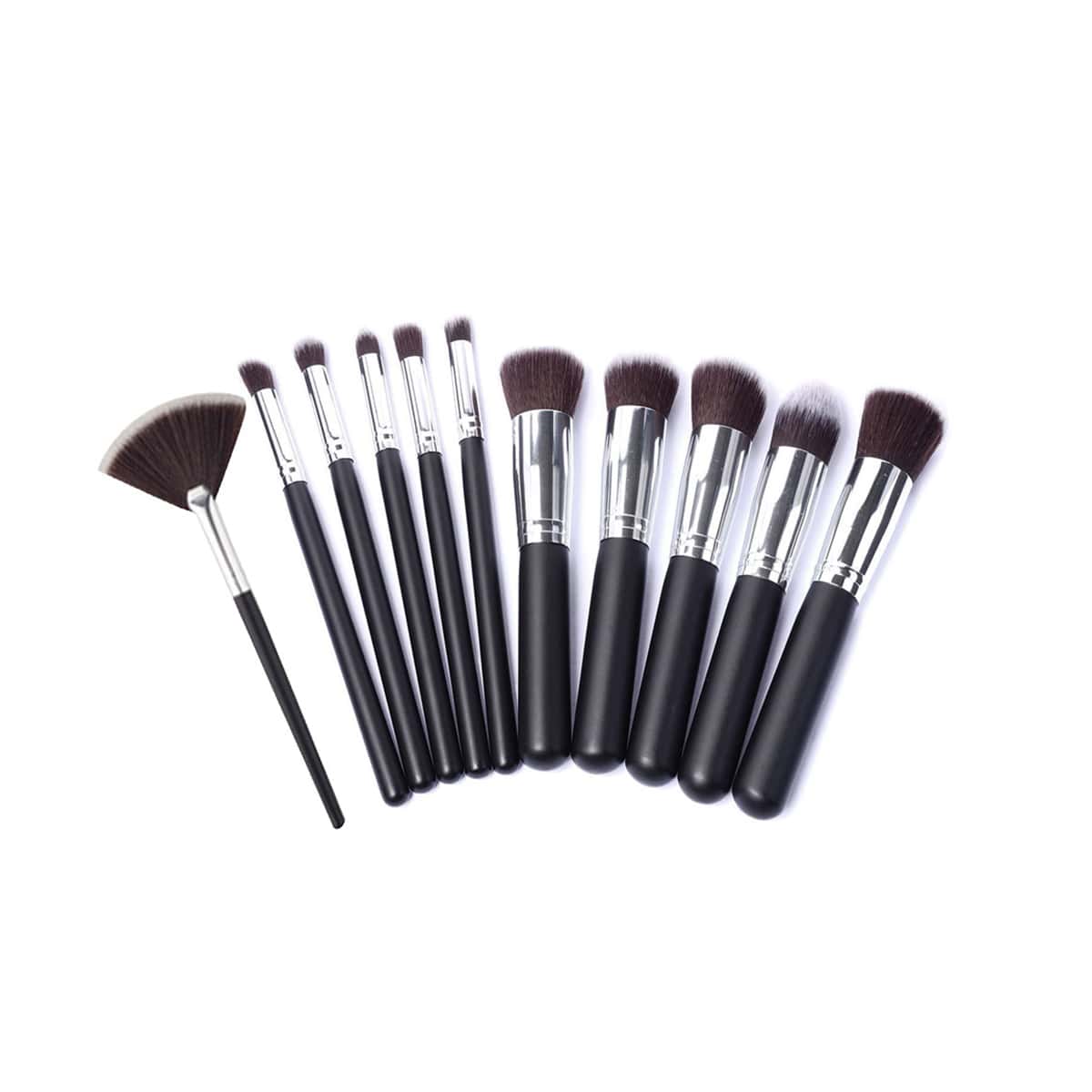 

11pcs Makeup Brush Set, Black