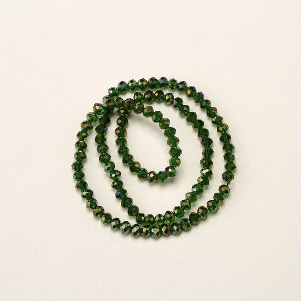 

4MM Bead DIY Jewelry Accessory, Olive green