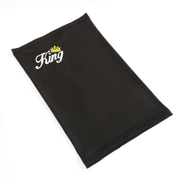 

Letter Graphic Sun Protection For The Face, Black