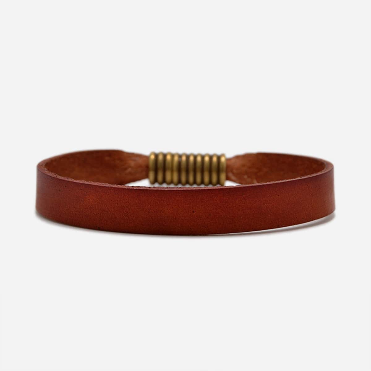 

Simple Leather Bracelet, Brown