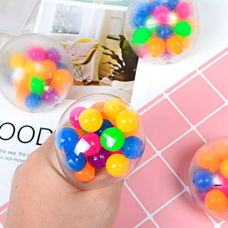 

1pc Random Ball Squeeze Toy, Multicolor