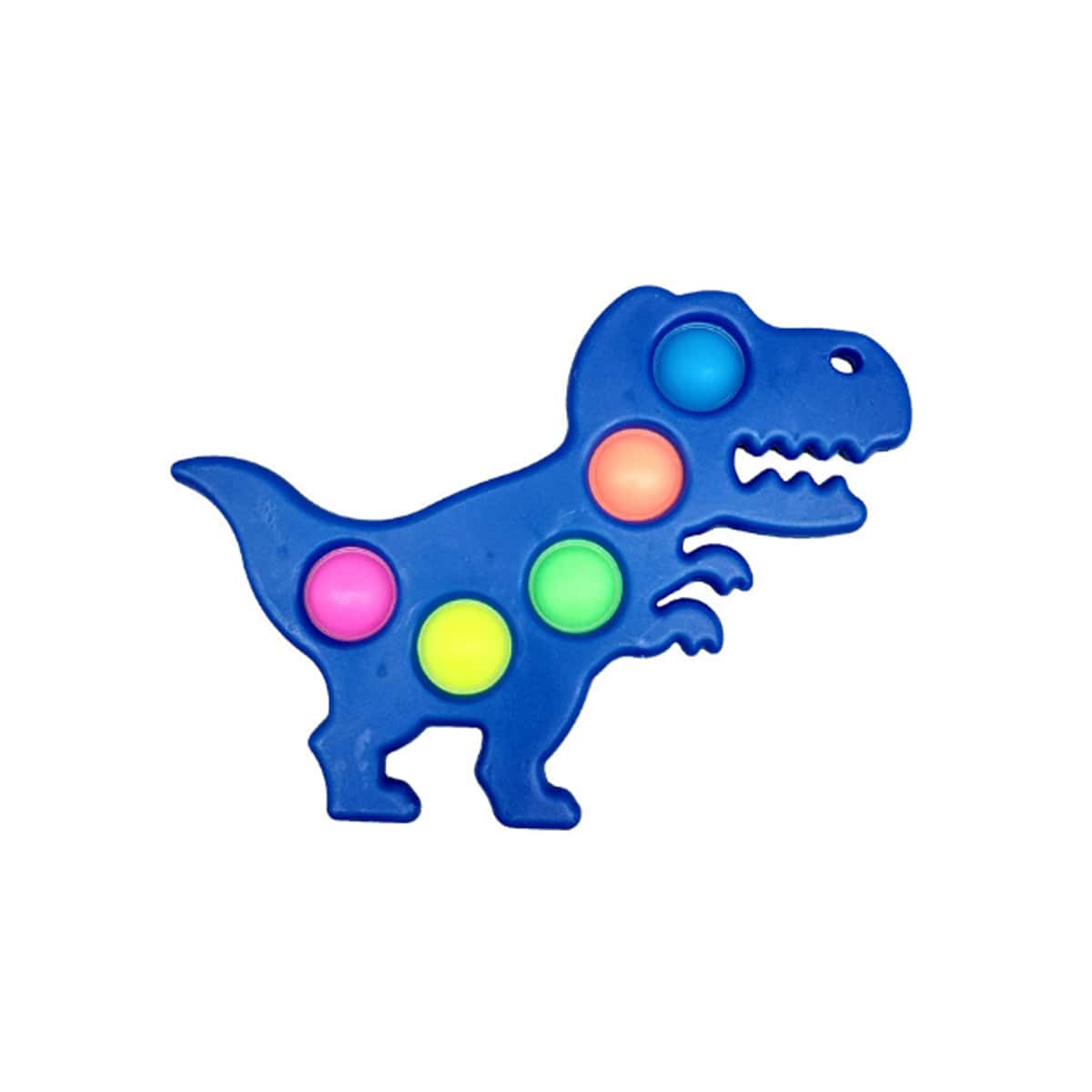 

1pc Dinosaur Stress Relief Bubble Toy, Blue