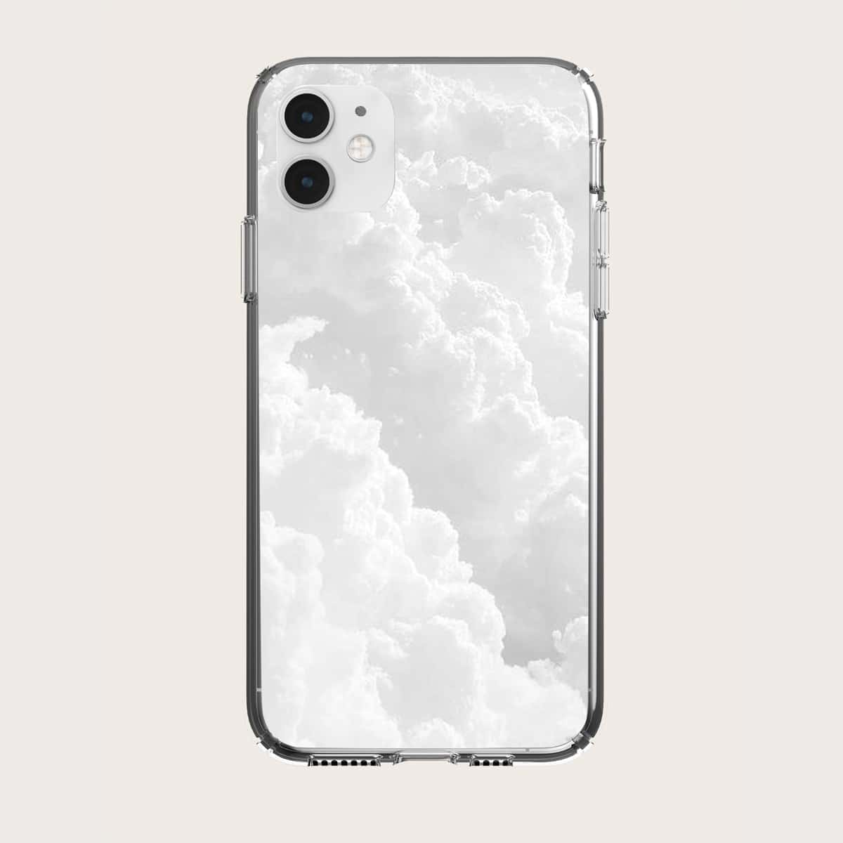 

Cloud Phone Case, White
