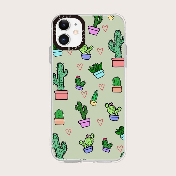 

Cactus Pattern Phone Case, Multicolor